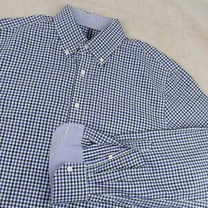Kent & Curwen England Mens Shirt Classic Fit Casual 23x29 Woven Stretch